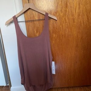 NWT.  Glyder limitless movement tank, size S. Color cocoa. Athleisure tank.